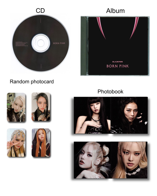 آلبوم jewel case بورن پینک بلک پینک