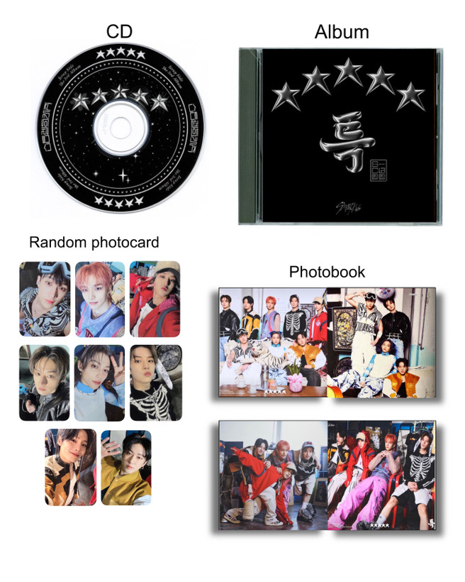 آلبوم jewel case 5-star استری کیدز