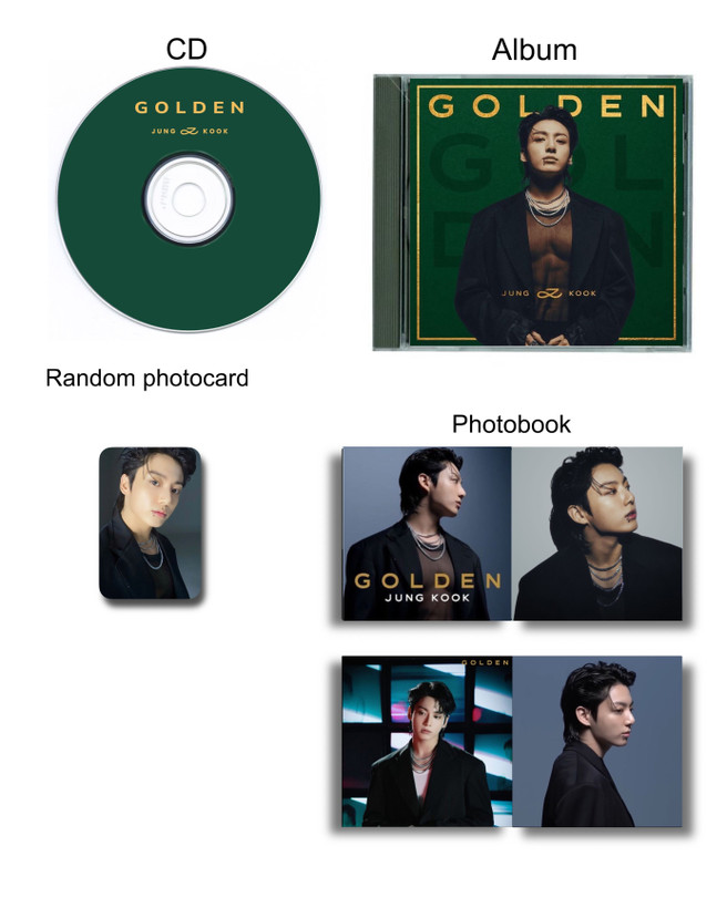 آلبوم jewel case گلدن جونگکوک