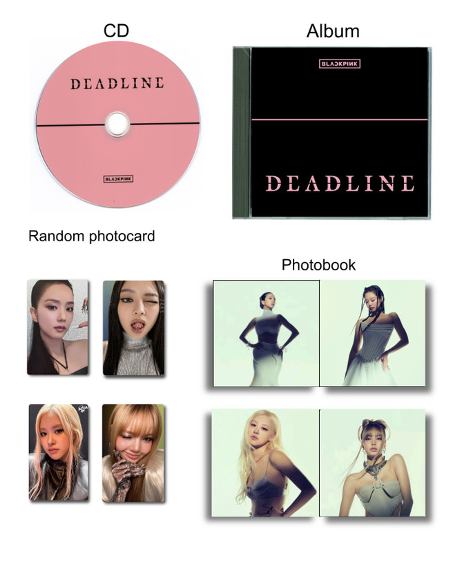 آلبوم jewel case DEADLINE بلک پینک