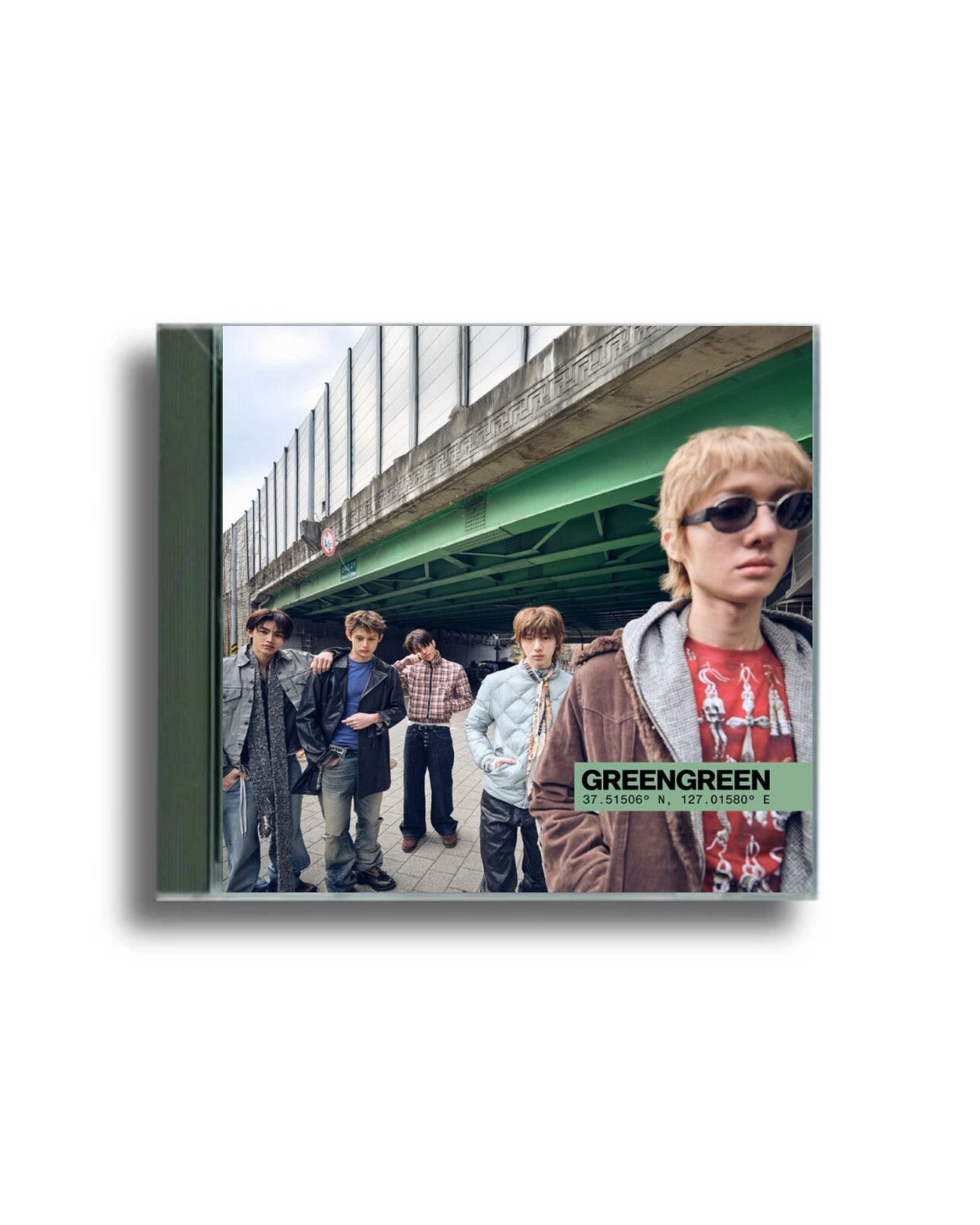 آلبوم jewel case Green Green کورتیس Cortis