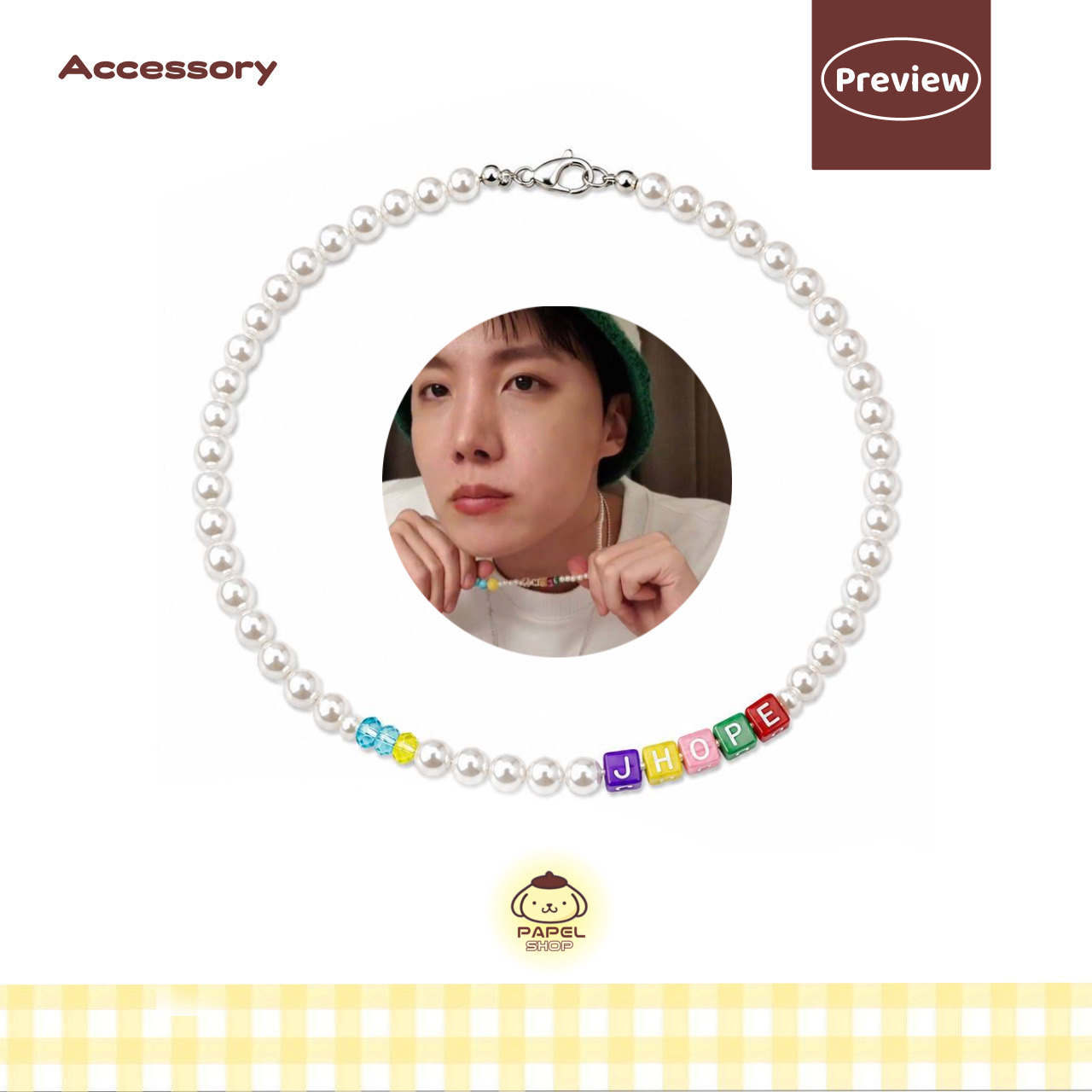 گردنبند جیهوپ بی تی اس bts