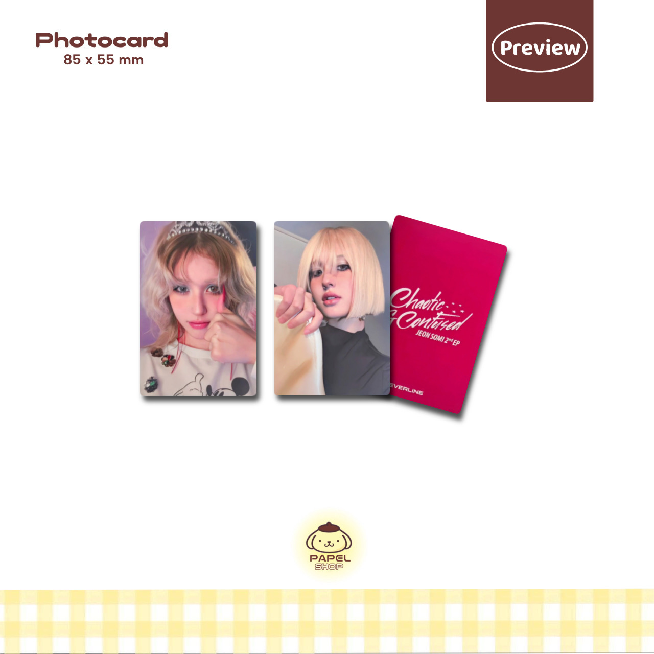 پک فتوکارت chaotic & confused سومی some - ورژن Everline Fansign