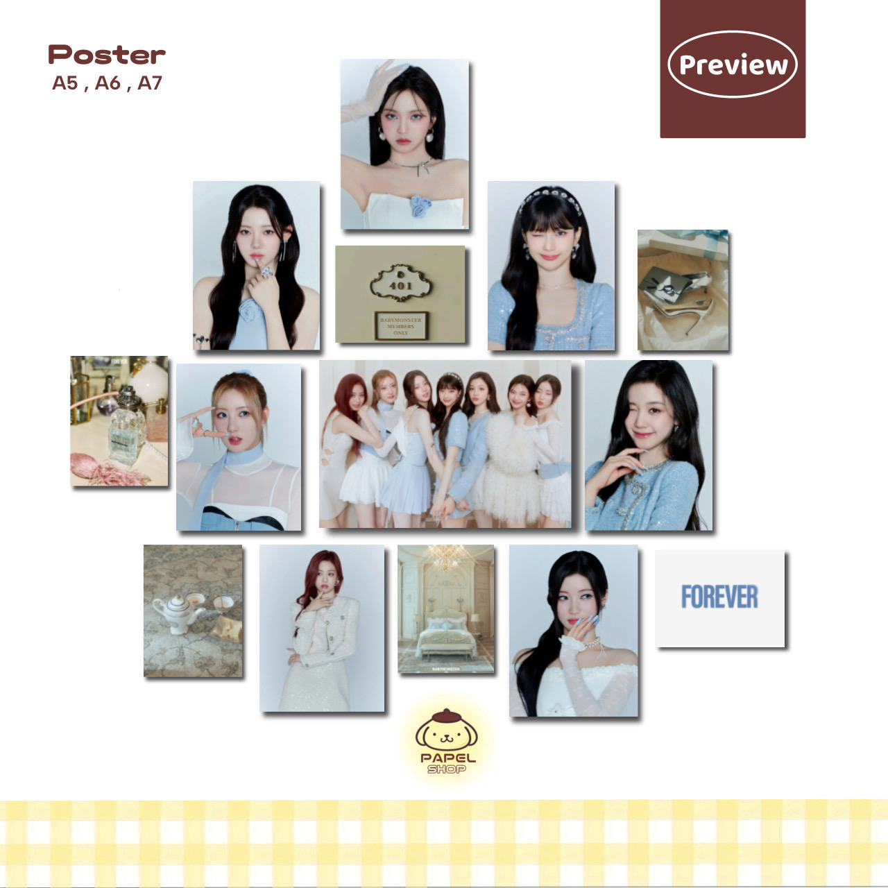 پک پوستر FOREVER بیبی مانستر baby monster