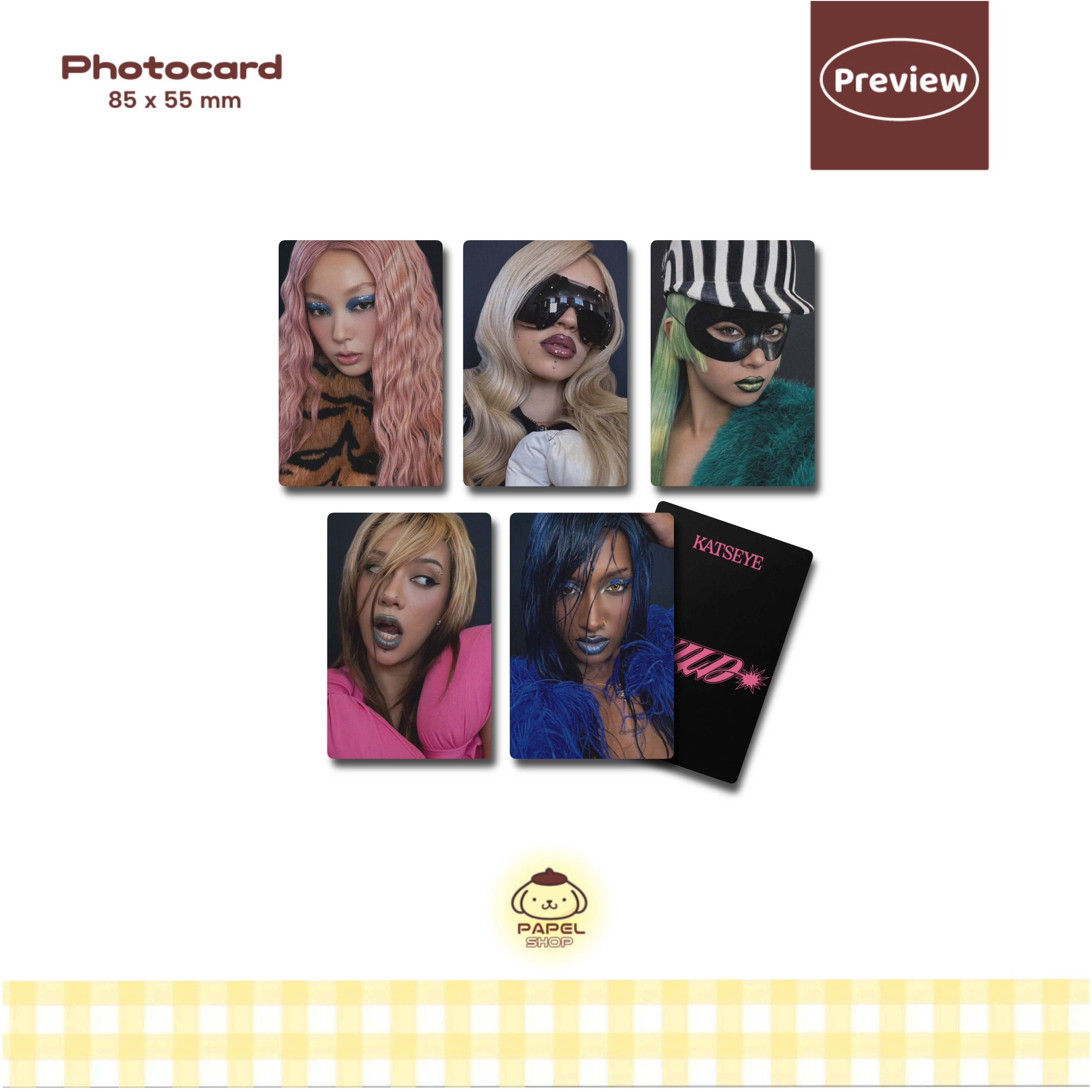 پک فتوکارت Wild کتسای Katseye - ورژن makestar Pre Order Benefit POB