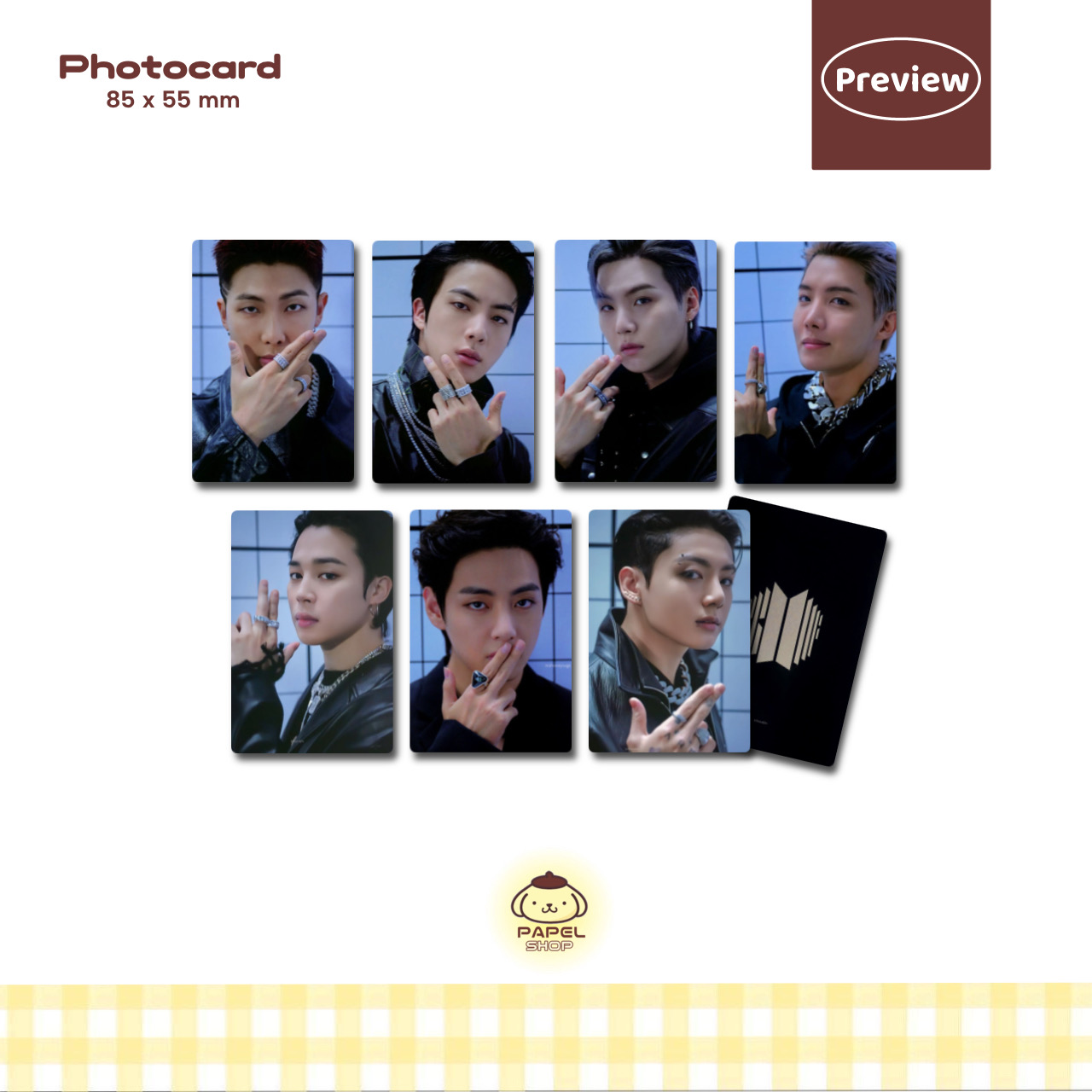 پک فتوکارت Proof بی تی اس BTS - ورژن standard set